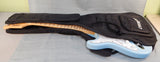 Baby Blue Sawtooth Left-Handed Electric Guitar