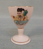 Japanese Pink Porcelain Sake Cups - Set of 6