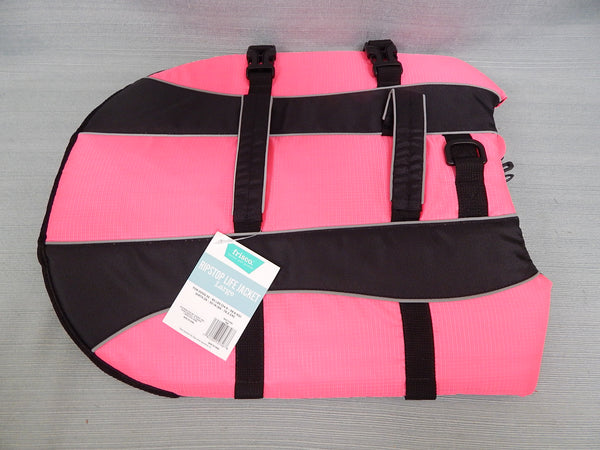 Frisco Ripstop Dog Life Jacket - Large, Hot Pink - Brand New!