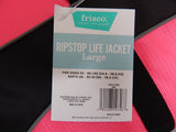 Frisco Ripstop Dog Life Jacket - Large, Hot Pink - Brand New!