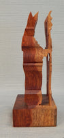 Guillermo Kuhn Sanchez Three Kings / Christ Wood Sculpture