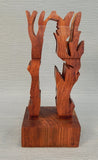 Guillermo Kuhn Sanchez Three Kings / Christ Wood Sculpture