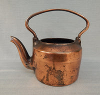 Vintage Souza Noschese Brazilian Copper-plated Tea Kettle