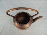 Vintage Souza Noschese Brazilian Copper-plated Tea Kettle