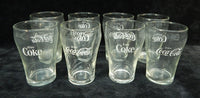 Coca-Cola 4" Fountain Glasses - Set of 8