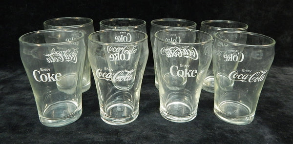 Coca-Cola 4" Fountain Glasses - Set of 8