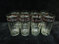 Coca-Cola Tiffany Water Glasses - Set of 8