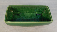 Pair of Rectangular Green McCoy Planters