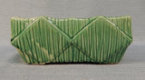 Pair of Rectangular Green McCoy Planters