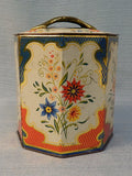Vintage German Octagonal Tin