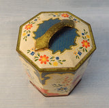 Vintage German Octagonal Tin