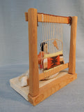 Native American Woman Weaving