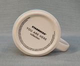 Vancouver You Are Here Series Starbucks Coffee Mug