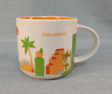 Orlando You Are Here Series Starbucks Coffee Mug
