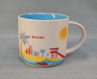 Miami You Are Here Series Starbucks Coffee Mug