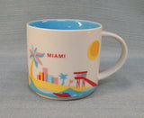 Miami You Are Here Series Starbucks Coffee Mug