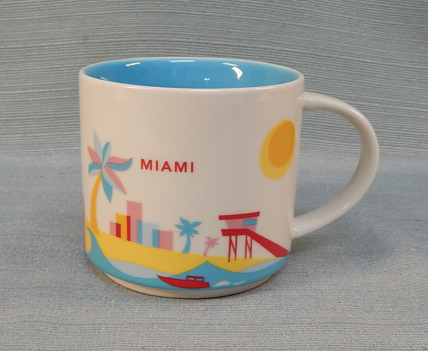 Miami You Are Here Series Starbucks Coffee Mug