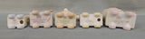 Precious Moments 1980s Animal Train for Ages Baby to 10 years - 11 Pieces