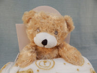 Manhattan Baby 2 Pc Rosette Plush Toy & Baby Blanket - Brand New!