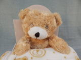 Manhattan Baby 2 Pc Rosette Plush Toy & Baby Blanket - Brand New!
