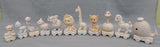 Precious Moments 1980s Animal Train for Ages Baby to 10 years - 11 Pieces