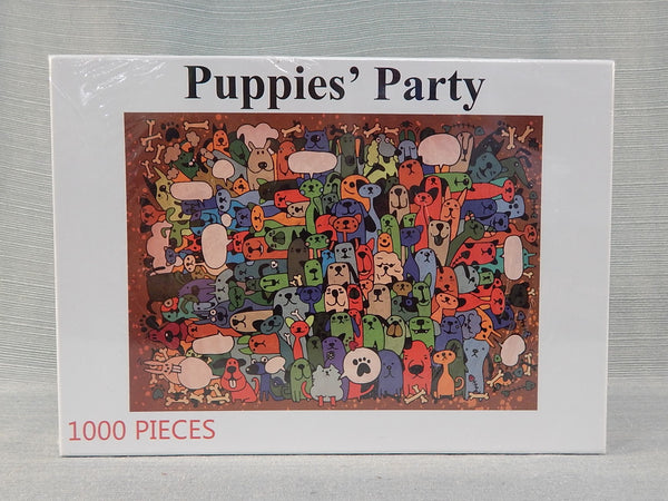 1000 Piece Puppies' Party Puzzle - Brand New!