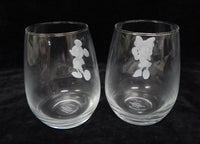 Mickey and Minnie Mouse Tumblers