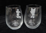 Mickey and Minnie Mouse Tumblers