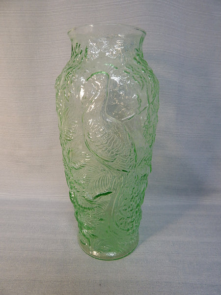 Indiana Glass "Tiara" Peacock Vase