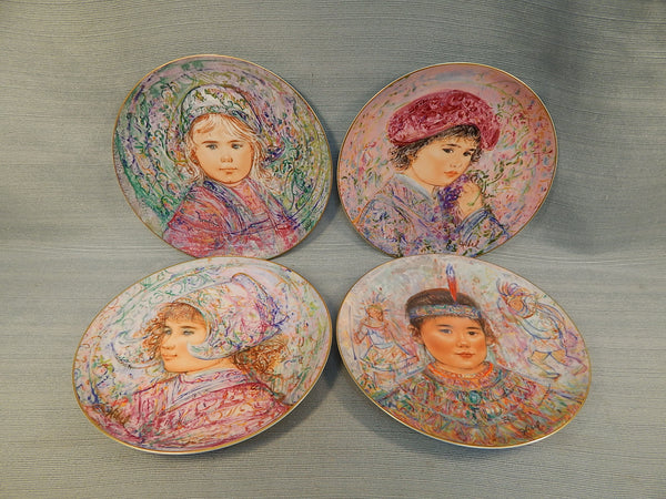 Set of 4 Royal Doulton Collectors' Edition Plates - The Nobility of Children