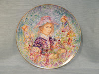 Royal Doulton Collectors' Edition Plate - Flower Girl of Provence