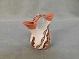 Isleta Pottery New Mexico Two-Spout Jug