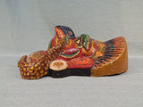 Painted Papier Maché Face Mask