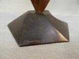 Bronze Table Sculpture by Charles Strain