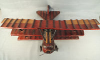 Wooden World War I Triplane Model