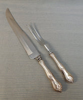 Silver Plate Sheffield Carving Set