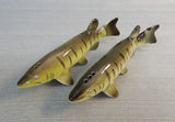 Muskellunge Fish Salt & Pepper Shaker Set Relco Japan