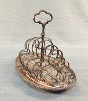 Silver Plate Toast Caddy