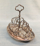 Silver Plate Toast Caddy