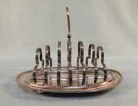 Silver Plate Toast Caddy