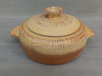 Frankoma Pottery "Mayan" Covered Dish