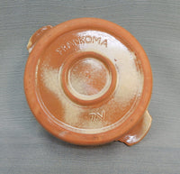 Frankoma Pottery "Mayan" Covered Dish