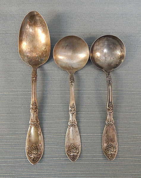 1881 Rogers 1908 La Vigne Serving Utensils - Lot of 3