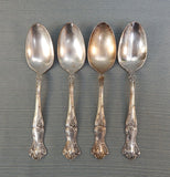 1847 Rogers Bros Grapes Silverplated Serving Spoons - Lot of 4