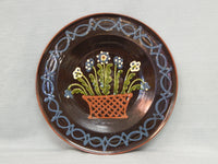 Handsome Glazed Earthenware 14" Platter