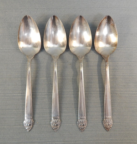 King Cedric Community Plate Serving Spoons - Lot of 4