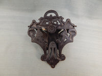 Vintage Cast Iron Gargoyle Wall Brackets/Shelves - Set of 2