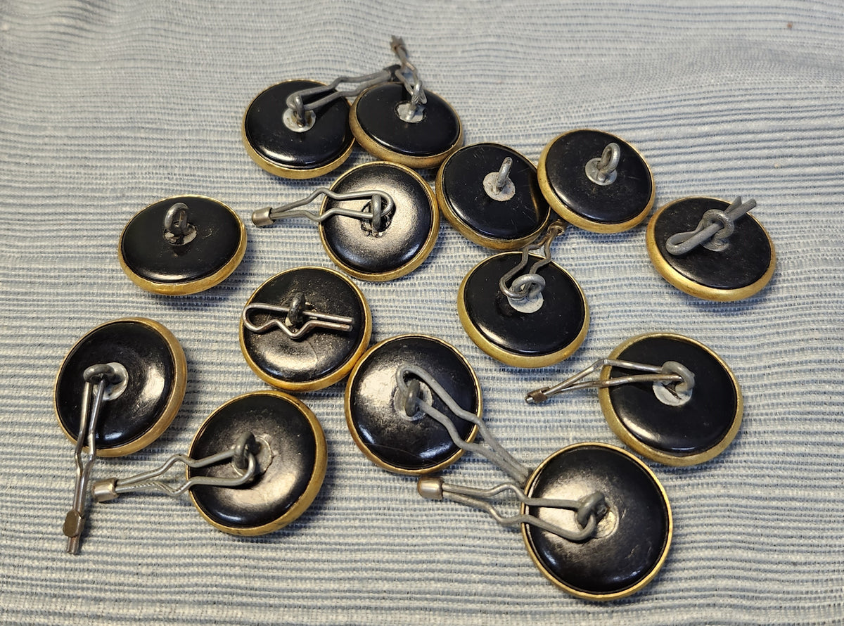 Set of US 14 Navy Brass Uniform Buttons – Second Life Upscale Thrift