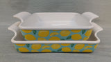 Pair of Cook's Tools "Lemons" Casserole Dishes