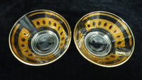 Culver Antigua 22 kt. Gold 5" Nut Bowls - Set of 2